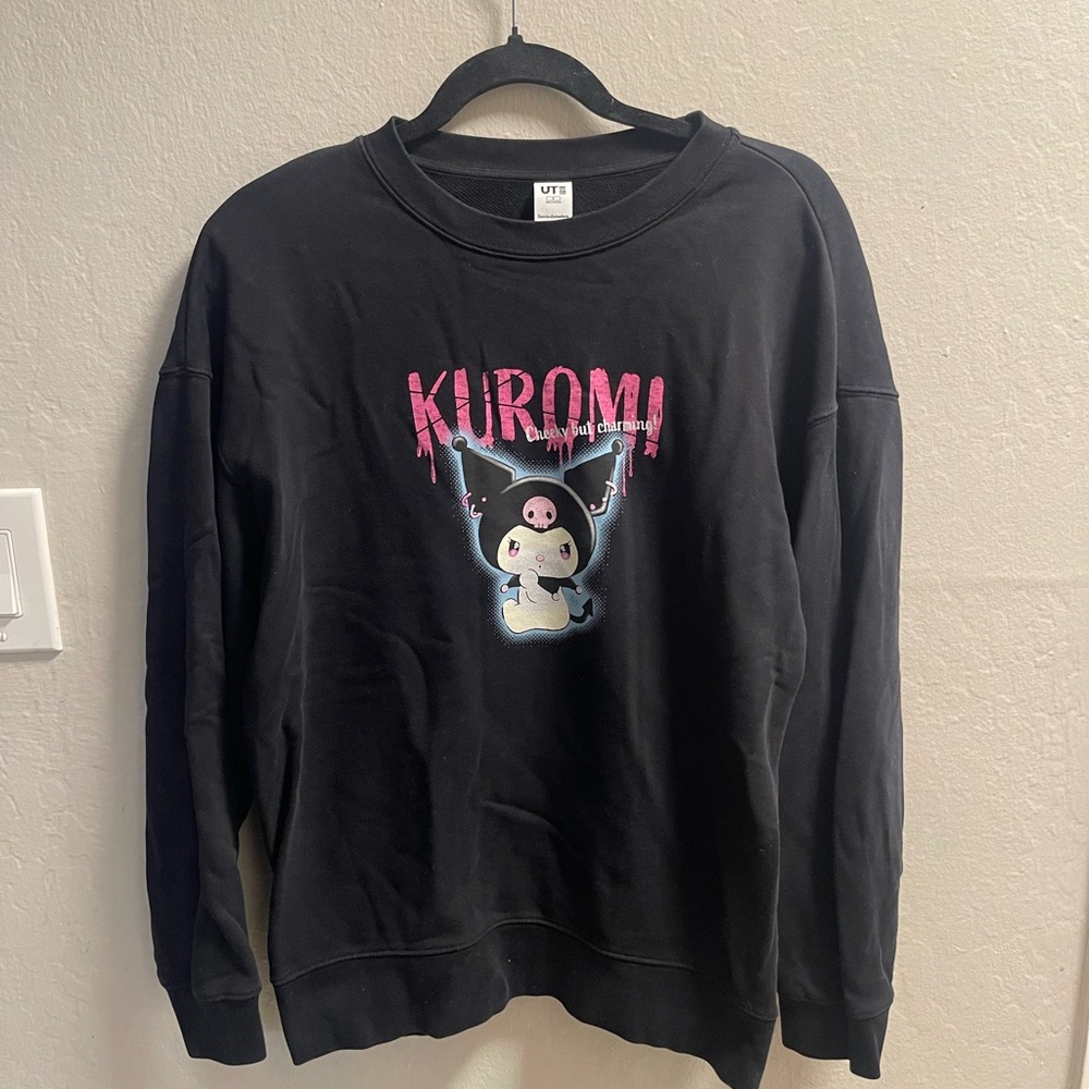 Sanrio Black Crewneck Top
